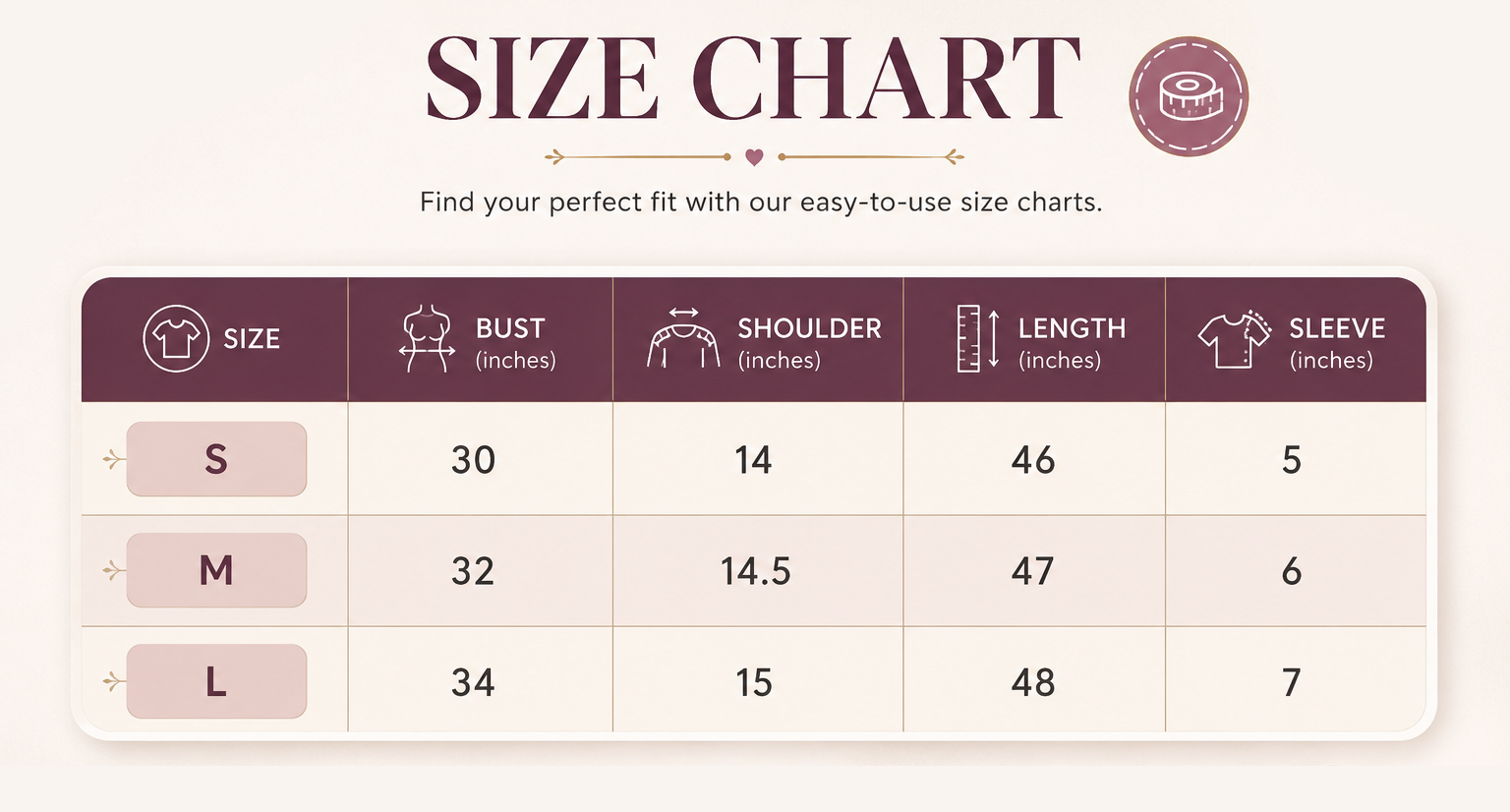 Size chart for THE CARBON POLO KNIT DRESS